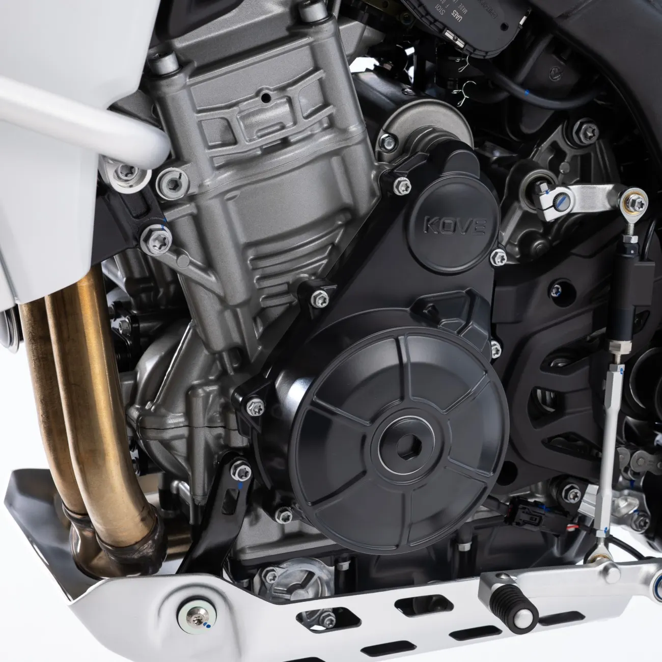 Motor bicilíndrico de la Kove 800X GT